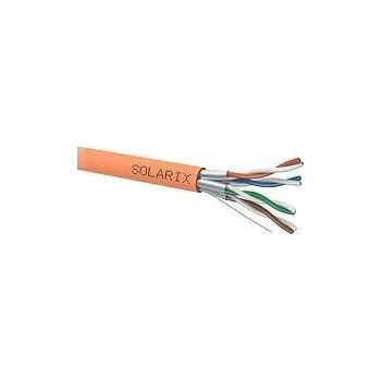 Síťový kabel Instalační kabel Solarix STP, Cat6A, drát, LSOH B2ca, cívka 500m SXKD-6A-STP-LSOH-B2ca