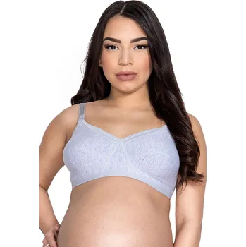 Těhotenská podprsenka Mitex Milky barva:šedá 75E