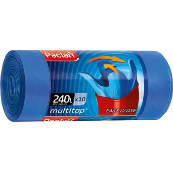 Pytle na odpadky PACLAN MULTITOP 240L Pytle do koše, 10ks/role Multitop 240L