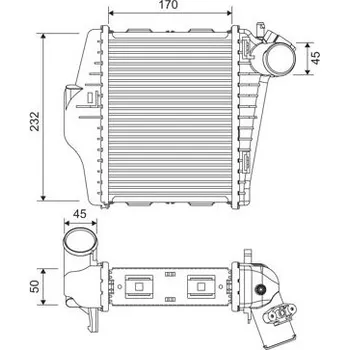 Chladič motoru Chladič turba VALEO 818378