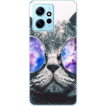Pouzdro na mobilní telefon Odolné silikonové pouzdro iSaprio - Galaxy Cat - Xiaomi Redmi Note 12 5G
