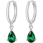 Olivie Stříbrné kroužky ZELENÁ KAPKA 5016 Ag 925; ≤1,5 g.