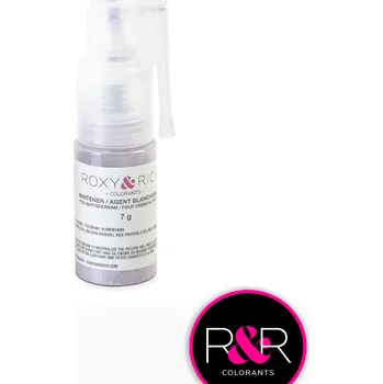Potravinářské barvivo ROXY & RICH BĚLIDLO V PRÁŠKU NA MÁSLOVÉ KRÉMY S ROZPRAŠOVAČEM 7g