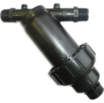 vodní filtr Filtr FLD 1" - vložka polyester 120mesh PN8 (Filtr připojovací závit 1" vnější, filtrační plocha 160 cm2, PN 8, s vložkou polyester 120 mesh (červená))