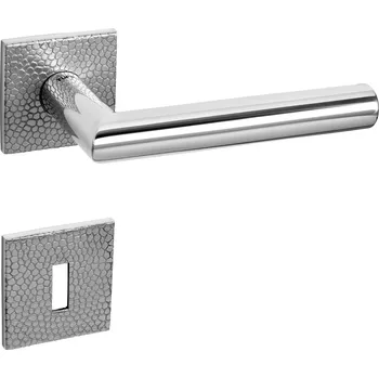 Dveřní kování TI - FAVORIT - HR 4002 5SQ T1 rozety BBQ, klika/klika OC - ​​Chrom lesklý (03)