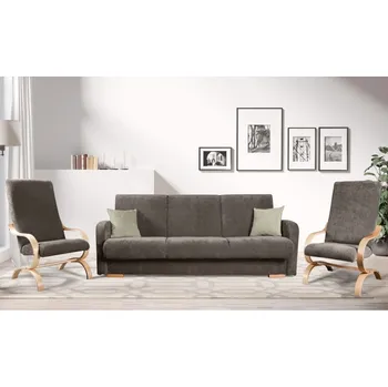 Sedací souprava Sedací souprava Limba (Laosa) 3R+1+1 - čokoládová