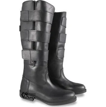 Jezdecká obuv Vysoké boty Hobo -ROBIN- - Hnědá - 43