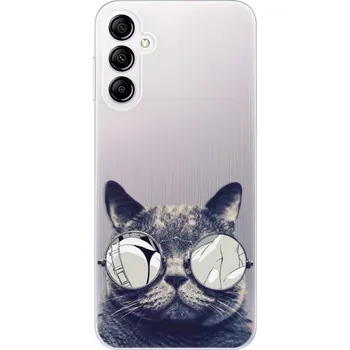 Odolné silikonové pouzdro iSaprio - Crazy Cat 01 - Samsung Galaxy A14 / A14 5G