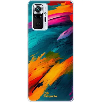 Pouzdro na mobilní telefon Odolné silikonové pouzdro iSaprio - Blue Paint - Xiaomi Redmi Note 10 Pro