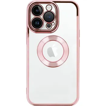 Pouzdro na mobilní telefon Kryt iPhone 14 Pro Beauty Clear růžový (obal neboli pouzdro na iPhone 14 Pro)