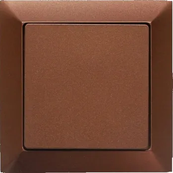 Stavebniny Timex Vypínač OPUS premium č.6 mahagon - kompletní