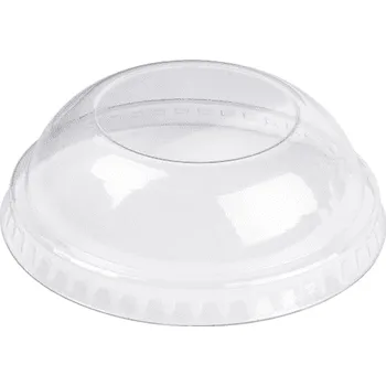 Jednorázové nádobí Gastro obaly Víčko PET klenuté bez otvoru prům. 77mm (min. počet 2000ks)