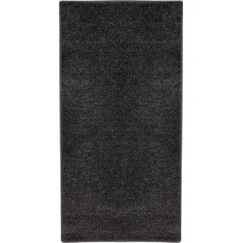 Koberec Běhoun na míru Eton černý 78, šíře 40 cm, černá, chodba / předsíň, Vopi - 1 rok na vrácení + DOPRAVA ZDARMA k Vám i zpět