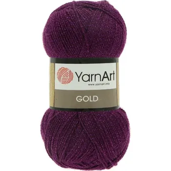 Galanterie YarnArt Gold 9006 fialová