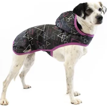 Obleček pro psa Obleček pláštěnka Trekky II vínová 55cm