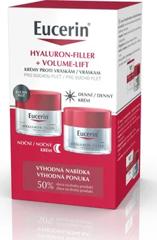 Eucerin Hyaluron-Filller + Volume-Lift denní a noční krém 2x 50 ml