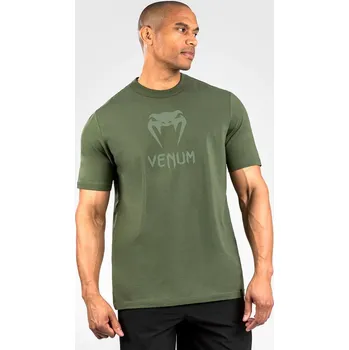 Pánské tričko Pánské triko Venum Classic - Green/Green zelené Velikost: S