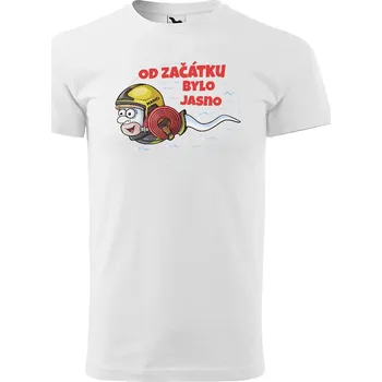 Pánské tričko Tričko Hasičská spermie (Velikost: M, Typ: pro muže, Barva trička: Bílá)