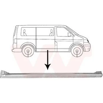 Prah karosérie prah bocnich dveri, vnitrni cast