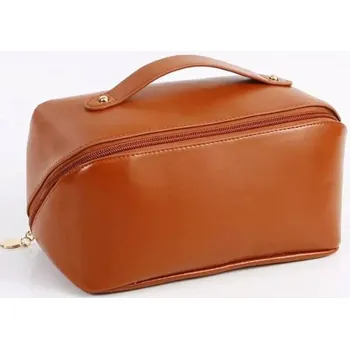 Kosmetická taška Kosmetická taštička 23,5 x 10,5 x 11 cm hnědá