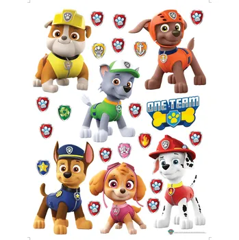 Samolepící dekorace Samolepka na zeď Paw Patrol 65x85cm DK 2324 DK2324