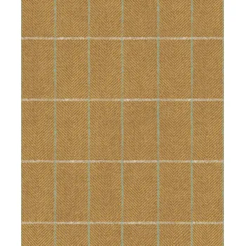 Tapeta Zlato-hnědá vliesová tapeta na zeď, imitace látky, ILA802, Aquila, Khroma by Masureel