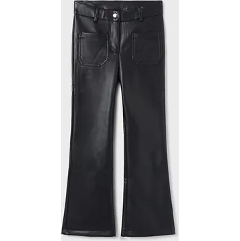 Dívčí kalhoty Mayoral Koženkové kalhoty 7508 černé Rozměr: 157 (14 let)