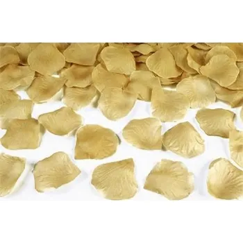 Svatební dekorace Lístky růží zlaté