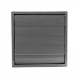 Dalap GP 200 Plastová protidešťové žaluzie 240x240 mm, šedá