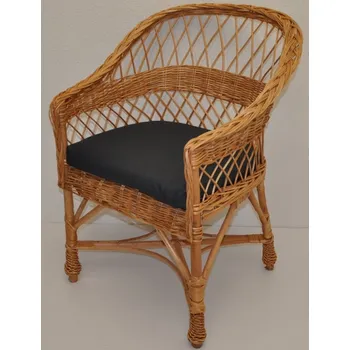 Axin Trading s.r.o. Křeslo Rudnik - polstr tmavě šedý melír