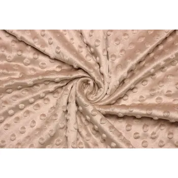 Minky fleece - Růžová taupe