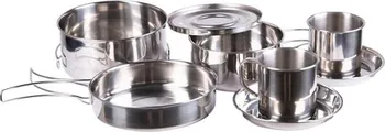 Kempingové nádobí MIL-TEC Stainless Steel Cook Set 8 ks
