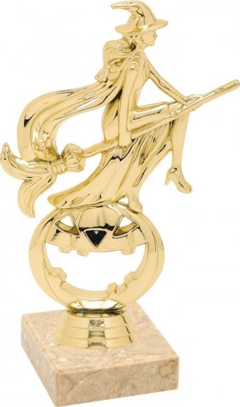 Figurka zlatá čarodějnice