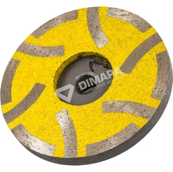Brusný kotouč Diamantový brusný kotouč - středně hrubý žlutý kotouč