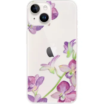 Pouzdro na mobilní telefon Silikonové pouzdro iSaprio - Apple iPhone 15 Plus - Purple Orchid (Odolný silikonový kryt, obal, pouzdro iSaprio - Apple iPhone 15 Plus - Purple Orchid - skvělá ochrana a pružnost, stylový UV potisk, lehkost, tiskne se v České republice)