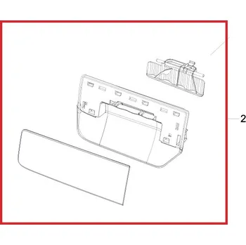 Originální přední panel násypky Samsung DC97-22237S
