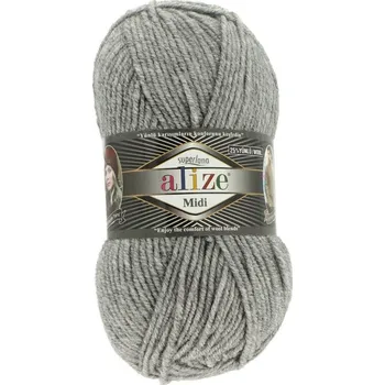 Alize Superlana Midi 21 melírovaná šedá