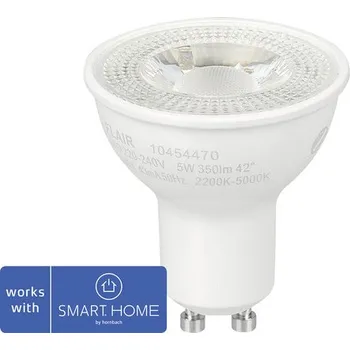 Žárovka LED žárovka Flair ViYu GU10 / 5 W ( 51 W ) 350 lm 2200-5000 K bílá - kompatibilní se SMART HOME by hornbach