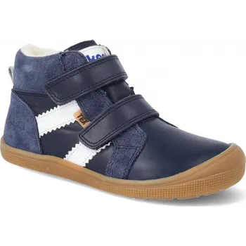 Dívčí zimní obuv Barefoot dětské zimní boty Koel - Ethan Tex wool modré Velikost: 28