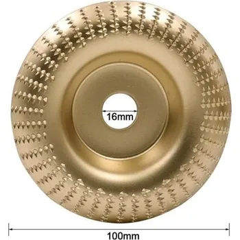Rašple na úhlovou brusku tvarující průměr 100 mm na dřevo
