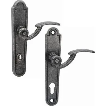 Dveřní kování Cobra vchodové kování IMST PLUS Provedení: PZ (klika/klika, zámek FAB), Rozteč: 92mm