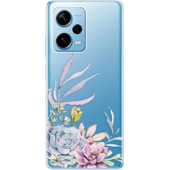 Pouzdro na mobilní telefon Silikonové pouzdro iSaprio - Xiaomi Redmi Note 12 Pro Plus 5G - Succulent 01 (Odolný silikonový kryt, obal, pouzdro iSaprio - Xiaomi Redmi Note 12 Pro Plus 5G - Succulent 01 - skvělá ochrana a pružnost, stylový UV potisk, lehkost, tiskne se v České)