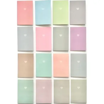 Dárková visačka Visačky na dárky 80ks Hearts Pastel, mix