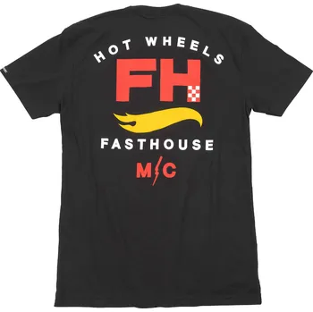 Fasthouse Hot Wheels Array Tee Black Velikost: XL