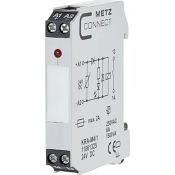 Relé Spojovací modul 24 V/AC (max) 1 spínací kontakt Metz Connect 11061325 1 ks