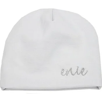 Čepice ENIE BABY dětská čepice Šedá 6-9m