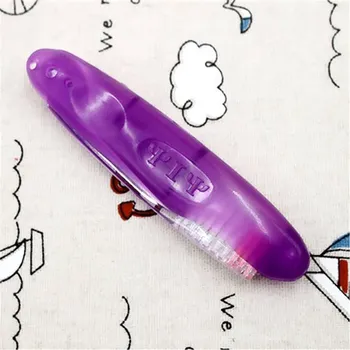 Zubní kartáček Skládací zubní kartáček s bambusovým uhlím - nachová