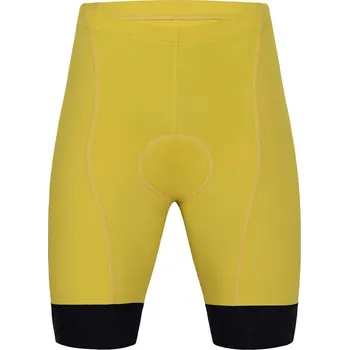 Cyklistické kalhoty HOLOKOLO Cyklistické kalhoty krátké bez laclu - ELITE - žlutá/černá L