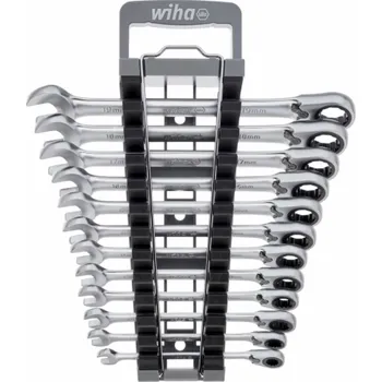 Ruční nářadí Wiha 12dílná sada ráčnových kombinovaných klíčů Oboustranný klíč