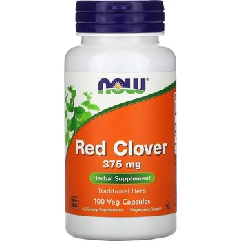 Přírodní produkt Now Foods Red Clover 375 mg 100 cps.